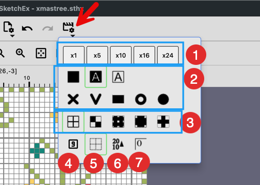 View option menu